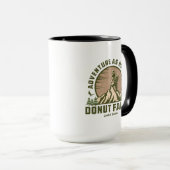 Retro Donut Falls Hip Sunset Tasse (VorderseiteRechts)