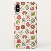 Retro Donut Muster Niedlicher Farbstil Case-Mate iPhone Hülle (Rückseite)