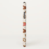 Retro Donut Muster Niedlicher Farbstil Case-Mate iPhone Hülle (Hinten/Rechts)