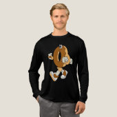 Retro Donut T - Shirt (Volle Vorderseite)