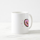 Retro Donut Tasse (VorderseiteRechts)
