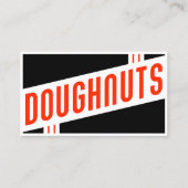 Retro Donuts Briefmarke Treuekarte (Vorderseite)