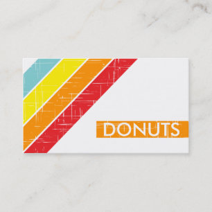 Retro DONUTS Visitenkarte