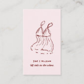 Retro Doodle | Brautparty der Fingerabdrücke Begleitkarte (Vorderseite)