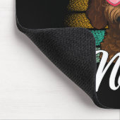 Retro Doodle Nana Goldendoodle Dog Lover Mütter D Mousepad (Ecke)