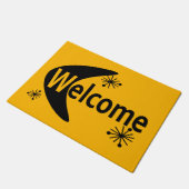 Retro Doormat DIY CUSTOM FARBE Mitte des Jahrhunde Fußmatte (Schrägansicht)