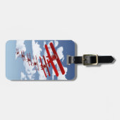 Retro Doppeldecker Gepäckanhänger (Vorderseite horizontal)