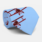 Retro Doppeldecker Krawatte (Gerollt)