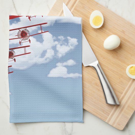 Retro Doppeldecker Küchentuch (Viertel Falte)