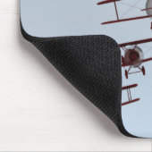 Retro Doppeldecker Mousepad (Ecke)