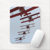Retro Doppeldecker Mousepad (Mit Mouse)