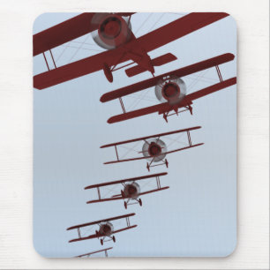Retro Doppeldecker Mousepad