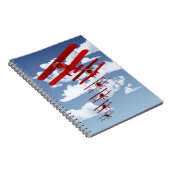 Retro Doppeldecker Notizblock (Rechte Seite)