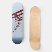 Retro-Doppeldecker Skateboard (Vorderseite)