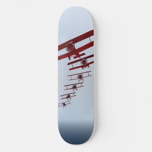 Retro-Doppeldecker Skateboard (Vorderseite)