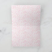 Retro "Dorm Sweet Dorm" Cheetah Individuelle Name Dankeskarte (Innenseite)