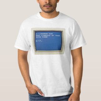 Retro-DOS-Fehler: C:\>HUMAN.EXE T-Shirt