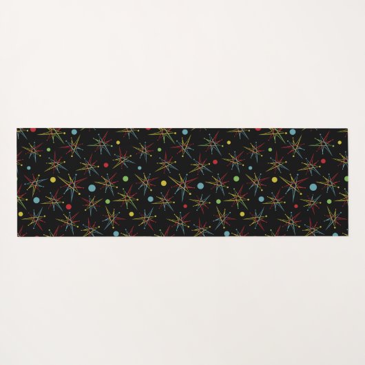 Retro Dot Custom Colors Yogamatte (Rückseite (Horizontal))