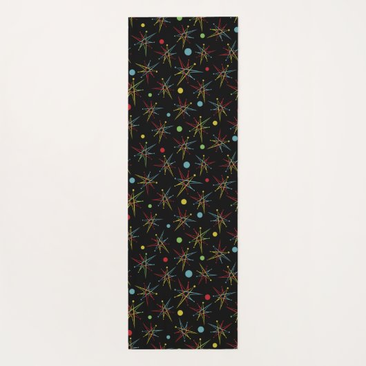 Retro Dot Custom Colors Yogamatte (Rückseite)