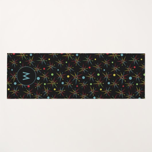 Retro Dot Custom Colors Yogamatte (Vorderseite (Horizontal))