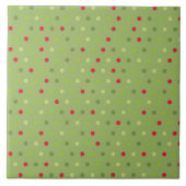 Retro Dot Kitchen Trivet Tile Fliese (Vorderseite)