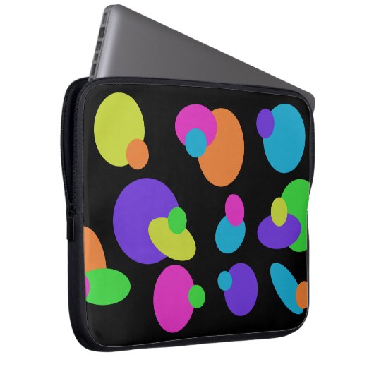 Retro Dot Laptop Case (Vorne Rechts)