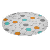 Retro Dots and Starbursts Cutting Board Schneidebrett (Ecke)