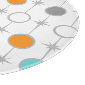 Retro Dots and Starbursts Cutting Board Schneidebrett (Ecke)