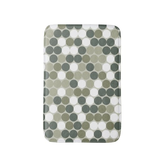 Retro dots badematte (Vorderseite Vertikal)