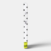 Retro Dots - Black&White iPad Case (Rückseite / Links)