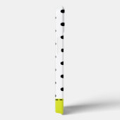 Retro Dots - Black&White iPad Case (Rückseite / Rechts)