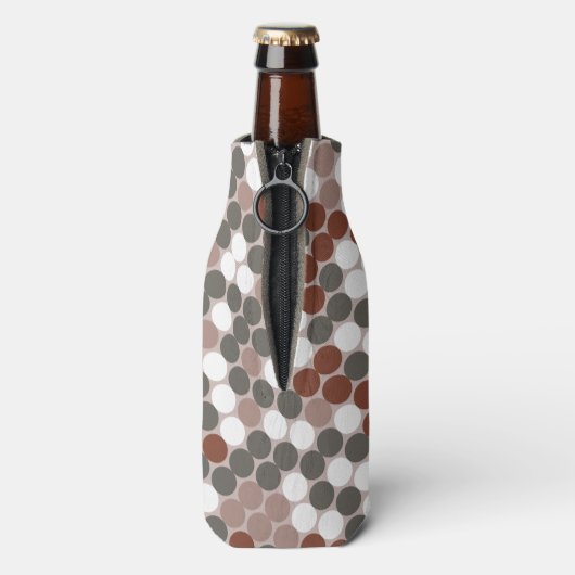 Retro dots flaschenkühler (Flasche Rückseite)