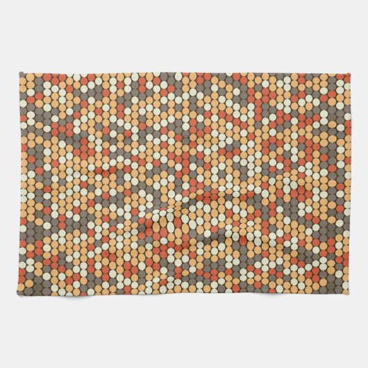 Retro dots geschirrtuch (Horizontal)