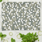 Retro dots geschirrtuch (Gefaltet)