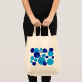 Retro Dots Hanukkah Bag Tragetasche (Vorderseite (Produkt))