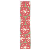 Retro Dots in der Weihnachtscreme Kurzer Tischläufer (Vorderseite)
