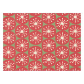Retro Dots in der Weihnachtscreme Tischdecke (Vorderseite (Horizontal))