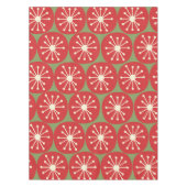 Retro Dots in der Weihnachtscreme Tischdecke (Vorderseite)