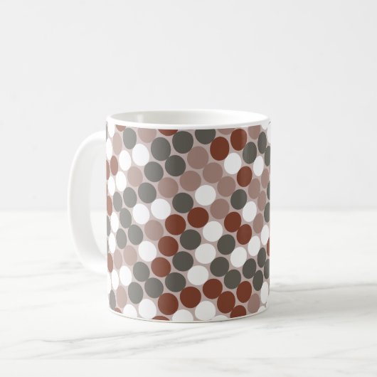Retro dots kaffeetasse (Vorderseite Links)