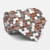 Retro dots pattern krawatte (Gerollt)