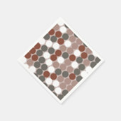 Retro dots pattern serviette (Ecke)