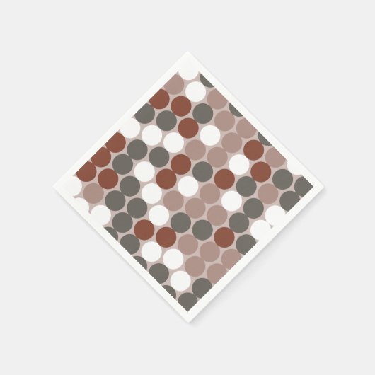 Retro dots pattern serviette (Ecke)