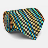 Retro Dots Stripes Krawatte (Gerollt)