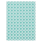 Retro Dots weiß Tischdecke (Vorderseite)