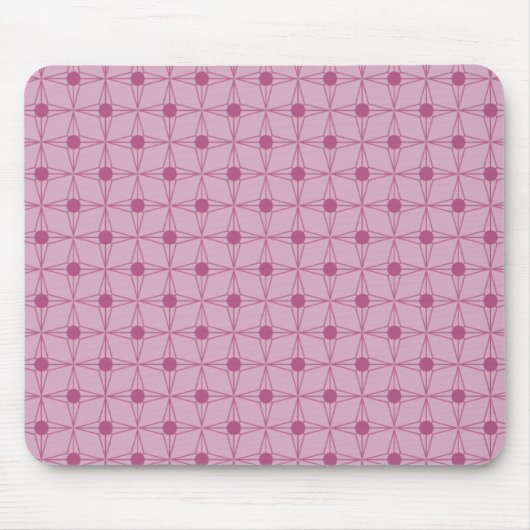 Retro Dotted Star Mousepad (Vorne)