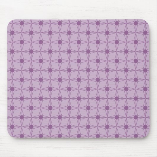 Retro Dotted Star Mousepad (Vorne)