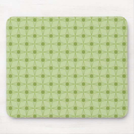 Retro Dotted Star Mousepad (Vorne)