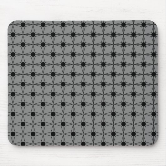Retro Dotted Star Mousepad (Vorne)