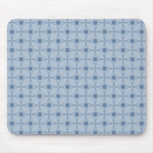 Retro Dotted Star Mousepad (Vorne)
