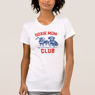 Retro Doxie Mama Club Vintage Dachshund Hunde Lieb T-Shirt
